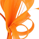 Max Lady Flower Fascinator Hat 1920s Gatsby Bridal Headband Cocktail Party Orange