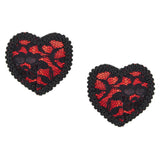 Maxbell Sexy Heart Lace Tassel Pasties Adhesive Nipper Cover Breast Sticker Bra 02