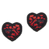 Maxbell Sexy Heart Lace Tassel Pasties Adhesive Nipper Cover Breast Sticker Bra 02