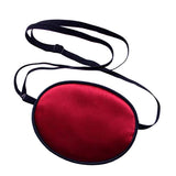 Elastic Silk Eye Patch for Adults Lazy Eye Amblyopia Strabismus Red