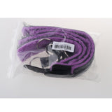 Maxbell Leather Plush Wrist Ankle Cuffs Set Cross Band Handcuff Role Play Toy Purple