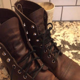 Leather Boot Shoe Laces-easy Sizing Cut to Fit 72 inch Coffee