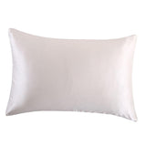 Max Mulberry Silk Pillowcase Both Sides Pillow Case Cover Queen Size Zipper White