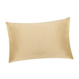 Max Mulberry Silk Pillowcase Both Sides Pillow Case Cover Queen Size Zipper Champagne