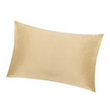 Max Mulberry Silk Pillowcase Both Sides Pillow Case Cover Queen Size Zipper Champagne