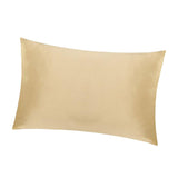 Max Mulberry Silk Pillowcase Both Sides Pillow Case Cover Queen Size Zipper Champagne