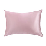 Max Mulberry Silk Pillowcase Both Sides Pillow Case Cover Queen Size Zipper Pink