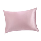 Max Mulberry Silk Pillowcase Both Sides Pillow Case Cover Queen Size Zipper Pink