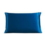 Max Mulberry Silk Pillowcase Both Sides Pillow Case Cover Queen Size Zipper Royal Blue