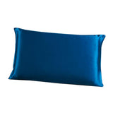 Max Mulberry Silk Pillowcase Both Sides Pillow Case Cover Queen Size Zipper Royal Blue