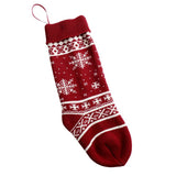 Max Christmas Stocking Sock Gift Bag Xmas Tree Hanging Decor Snowflakes