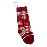 Max Christmas Stocking Sock Gift Bag Xmas Tree Hanging Decor Snowflakes