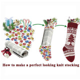 Max Christmas Stocking Sock Gift Bag Xmas Tree Hanging Decor Snowflakes