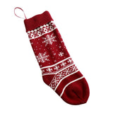 Max Christmas Stocking Sock Gift Bag Xmas Tree Hanging Decor Snowflakes