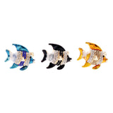 Max Cartoon Fish Brooch Pin Badge Novelty Bridal Wedding Jewelry Scarf Clips Yellow