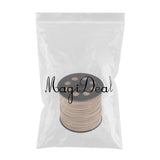 Max 98 Yards 2.7mm Faux Suede Cord String Lace Beading Thread Khaki