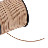 Max 98 Yards 2.7mm Faux Suede Cord String Lace Beading Thread Khaki