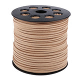 Max 98 Yards 2.7mm Faux Suede Cord String Lace Beading Thread Khaki