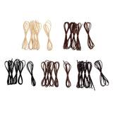 3mmx1m Leather Cord Strings for Bracelet Necklace Jewelry Making Black