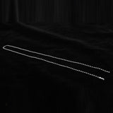 Max 10pcs 2.4mm Stainless Steel Silver Bead Chain Ball Chain Necklace 30cm
