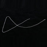 Max 10pcs 2.4mm Stainless Steel Silver Bead Chain Ball Chain Necklace 30cm