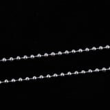 Max 10pcs 2.4mm Stainless Steel Silver Bead Chain Ball Chain Necklace 30cm