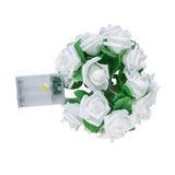 Maxbell 20led Battery LED Rose Christmas Lights Holiday String Lights Colorful