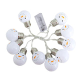 Maxbell Christmas Snowman Battery Holiday Decoration Light String Garden Light