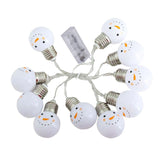 Maxbell Christmas Snowman Battery Holiday Decoration Light String Garden Light