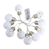 Maxbell Christmas Snowman Battery Holiday Decoration Light String Garden Light