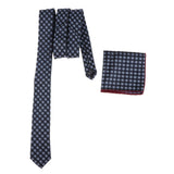 Max Men's Jacquard Tie Necktie Hanky Handkerchief Set Wedding Business Neckwear 7