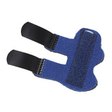 Trigger Finger Splint Aluminium Support Mallet Finger Brace, Adjustable Blue