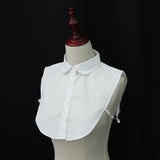 Fake Collar False Faux Doll Collar Detachable Half Shirt White square collar