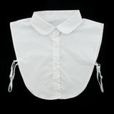 Fake Collar False Faux Doll Collar Detachable Half Shirt White square collar