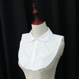 Fake Collar False Faux Doll Collar Detachable Half Shirt White round collar