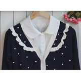 Fake Collar False Faux Doll Collar Detachable Half Shirt White round collar