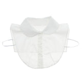 Fake Collar False Faux Doll Collar Detachable Half Shirt White round collar