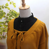 Max Lady Lace Chiffon Fake False Collar Detachable Half Shirt Dicky Collar Black