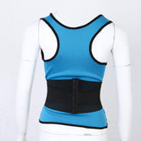Max Women Underbust Corset Waist Trainer Cincher Body Shaper Vest Trimmer Belt S Blue