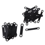 Max 20Pack Non-Slip Black Rubber Clothes Hanger Grips Clothing Hanger Strips S