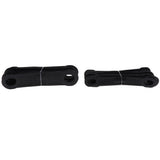 Max 20Pack Non-Slip Black Rubber Clothes Hanger Grips Clothing Hanger Strips S