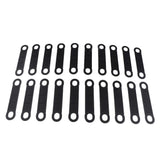 Max 20Pack Non-Slip Black Rubber Clothes Hanger Grips Clothing Hanger Strips L