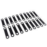 Max 20Pack Non-Slip Black Rubber Clothes Hanger Grips Clothing Hanger Strips L