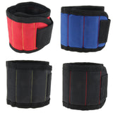 Max Magnetic Wristband Nail Screw Holder Tool Storage Drill Belt Red
