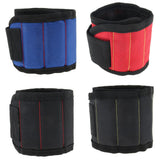 Max Magnetic Wristband Nail Screw Holder Tool Storage Drill Belt Red
