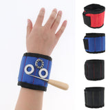 Max Magnetic Wristband Nail Screw Holder Tool Storage Drill Belt Red