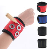 Max Magnetic Wristband Nail Screw Holder Tool Storage Drill Belt Red