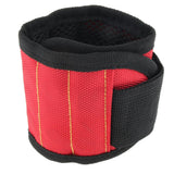 Max Magnetic Wristband Nail Screw Holder Tool Storage Drill Belt Red