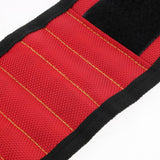 Max Magnetic Wristband Nail Screw Holder Tool Storage Drill Belt Red