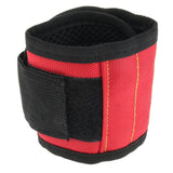 Max Magnetic Wristband Nail Screw Holder Tool Storage Drill Belt Red